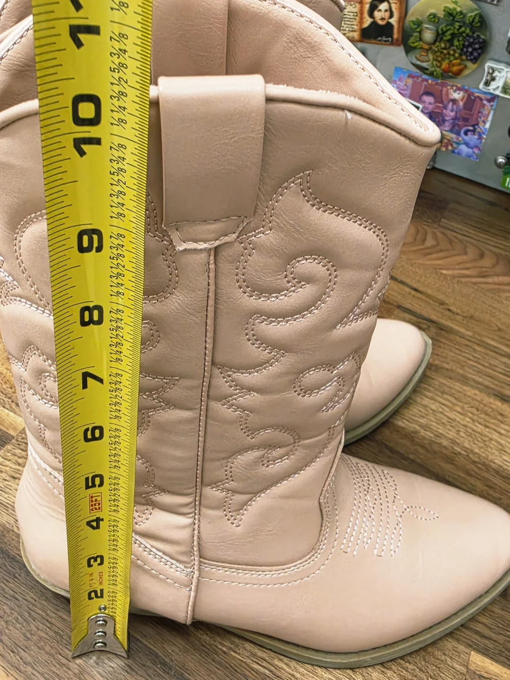 Tucker + Tate Cassidy Pink Blush Western Cowgirl Boots - Kids Size 3 Youth